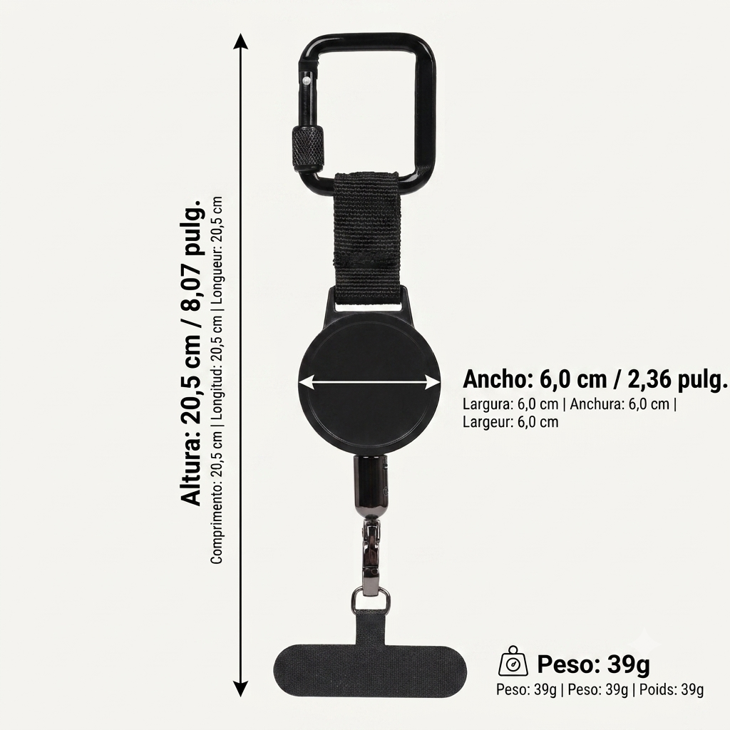 GripLock™ - Anti-robo retráctil para móvil